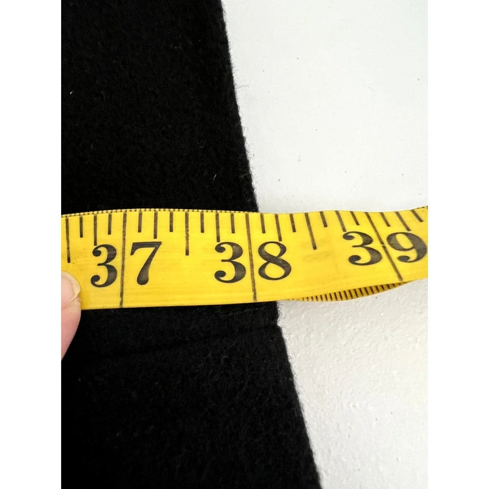 Michael‎ Kors Womens Black Wool Blend Peacoat Coat Size M